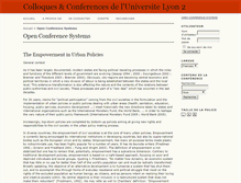Tablet Screenshot of conferences.univ-lyon2.fr