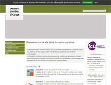 Tablet Screenshot of fc.univ-lyon2.fr