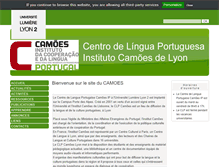 Tablet Screenshot of camoes.univ-lyon2.fr
