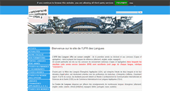 Desktop Screenshot of langues.univ-lyon2.fr