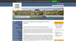 Desktop Screenshot of lesla.univ-lyon2.fr