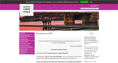 Desktop Screenshot of cief.univ-lyon2.fr