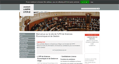 Desktop Screenshot of eco.univ-lyon2.fr